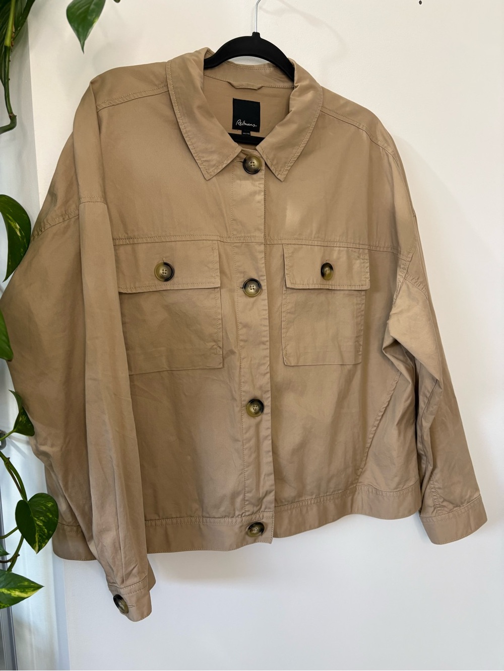 Reitmans Tan Utility Button-Up Jacket - Picture 2 of 6